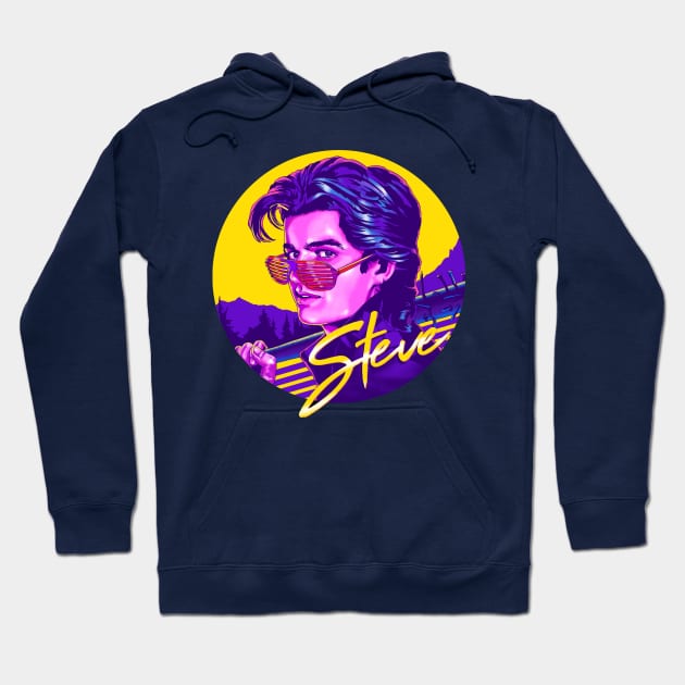 Official Stranger Things: King Steve 2.0 Hoodie by zerobriant